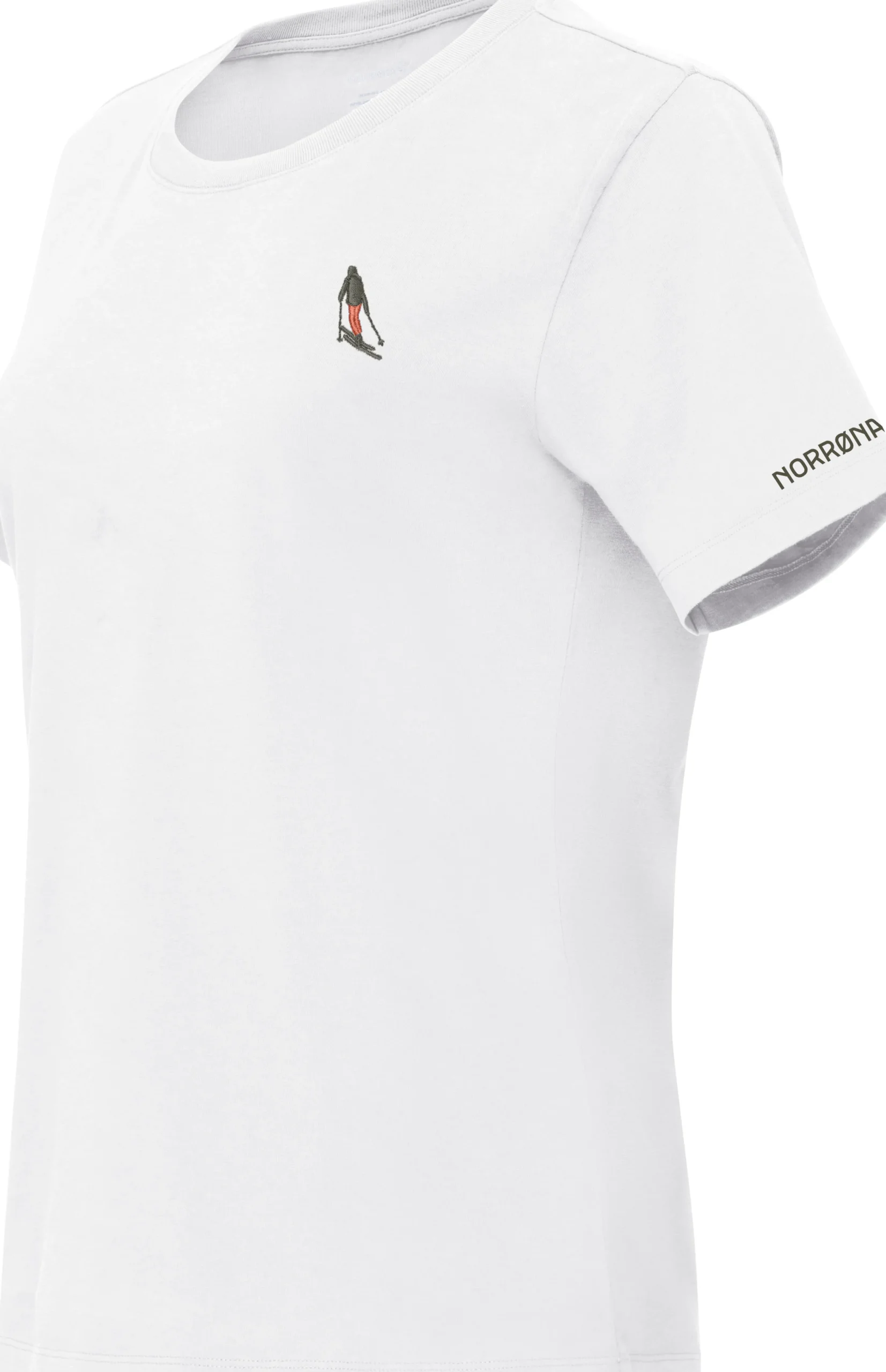 /29 Cotton Activity Embroidery T-Shirt W's>Norrøna Hot